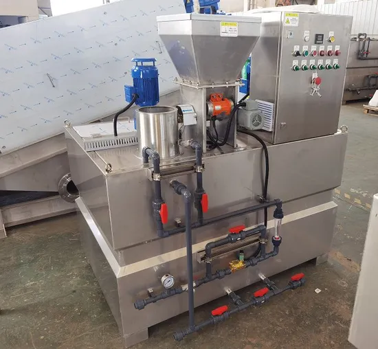 CE/ISO Customized Automatic Polymer Preparation Unit Polymer Dosing Station 
